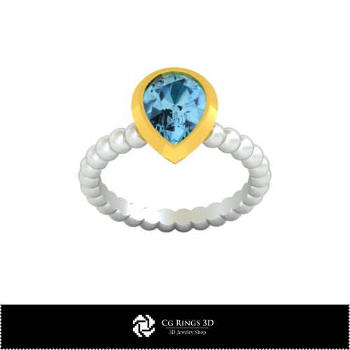 3D-CAD Kugelring Zuhause, Schmuck 3D-CAD, Ringe 3D-CAD, Diamantringe 3D