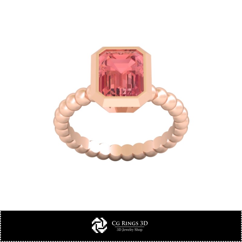 Anello con sfera 3D CAD Casa, Gioielleria 3D CAD, Anelli 3D CAD, Anelli con diamante 3D
