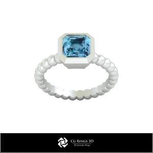 3D CAD Ball Ring Home, Jewelry 3D CAD, Rings 3D CAD , Diamond Rings 3D 2