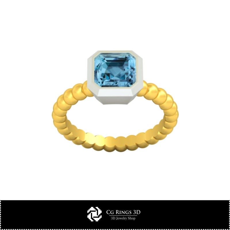 3D-CAD-Ballring Zuhause, Schmuck 3D-CAD, Ringe 3D-CAD, Diamantringe 3D