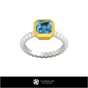 3D CAD Ball Ring Home, Jewelry 3D CAD, Rings 3D CAD , Diamond Rings 3D 2