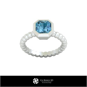 3D CAD Ball Ring Home, Jewelry 3D CAD, Rings 3D CAD , Diamond Rings 3D 2