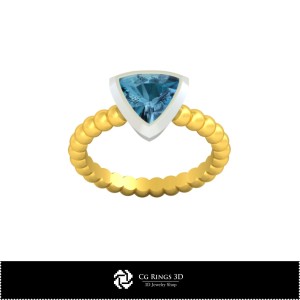 3D-CAD-Ballring Zuhause, Schmuck 3D-CAD, Ringe 3D-CAD, Diamantringe 3D