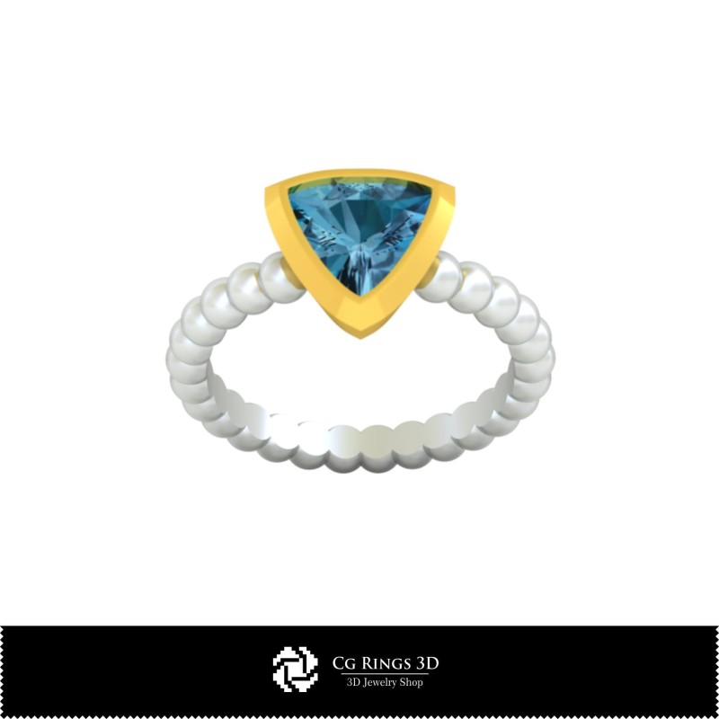 3D-CAD-Ballring Zuhause, Schmuck 3D-CAD, Ringe 3D-CAD, Diamantringe 3D