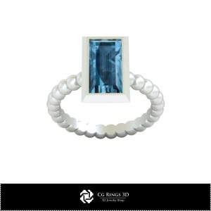 3D-CAD-Kugelring Zuhause, Schmuck 3D-CAD, Ringe 3D-CAD, Diamantringe 3D 2