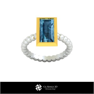 Anello a sfera 3D CAD Casa, Gioielli 3D CAD, Anelli 3D CAD, Anelli con diamante 3D 2