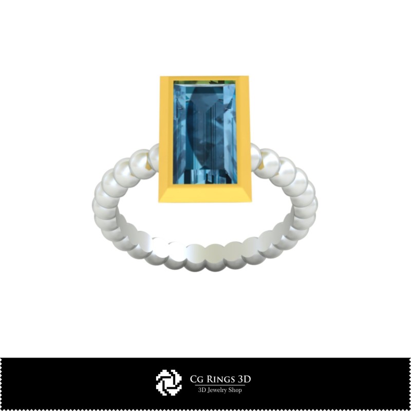3D-CAD-Ballring Zuhause, Schmuck 3D-CAD, Ringe 3D-CAD, Diamantringe 3D