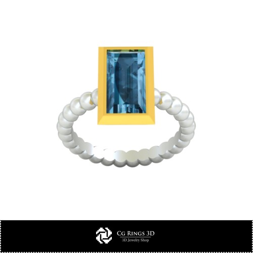 3D-CAD-Ballring Zuhause, Schmuck 3D-CAD, Ringe 3D-CAD, Diamantringe 3D
