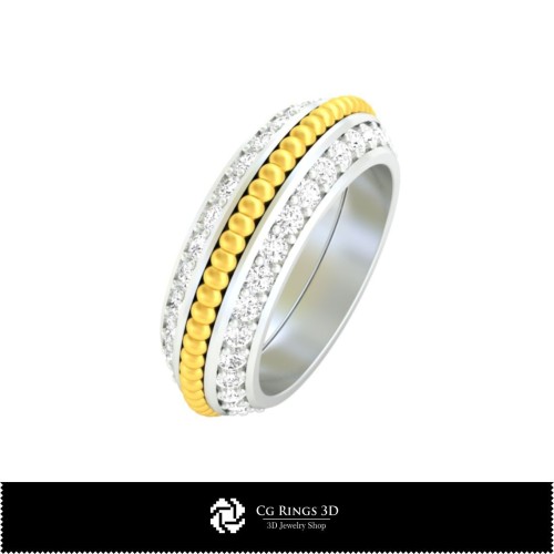 Bagues 3D CAD avec diamant Maison, Joaillerie 3D CAD, Bagues 3D CAD, Alliances 3D, Bagues à diamant 3D