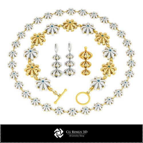 Set gioielli CAD 3D per la casa, Gioielli CAD 3D, Set di gioielli CAD 3D
