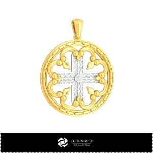 Pandantiv religios 3D pentru casă, bijuterii CAD 3D, pandantive CAD 3D, pandantive religioase 3D