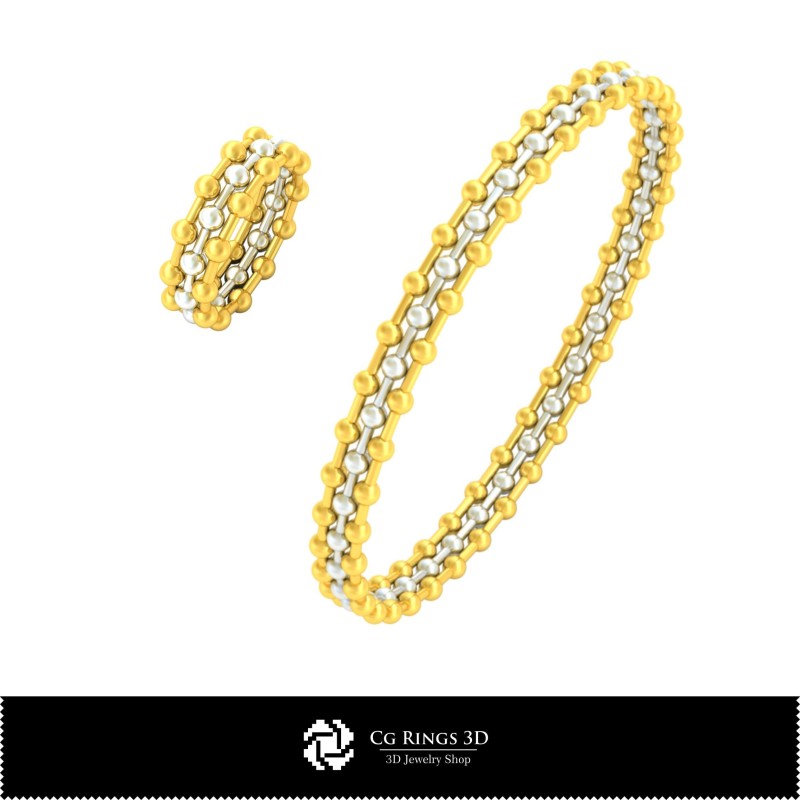Set di gioielli CAD 3D per la casa, Gioielli CAD 3D, Set di gioielli CAD 3D