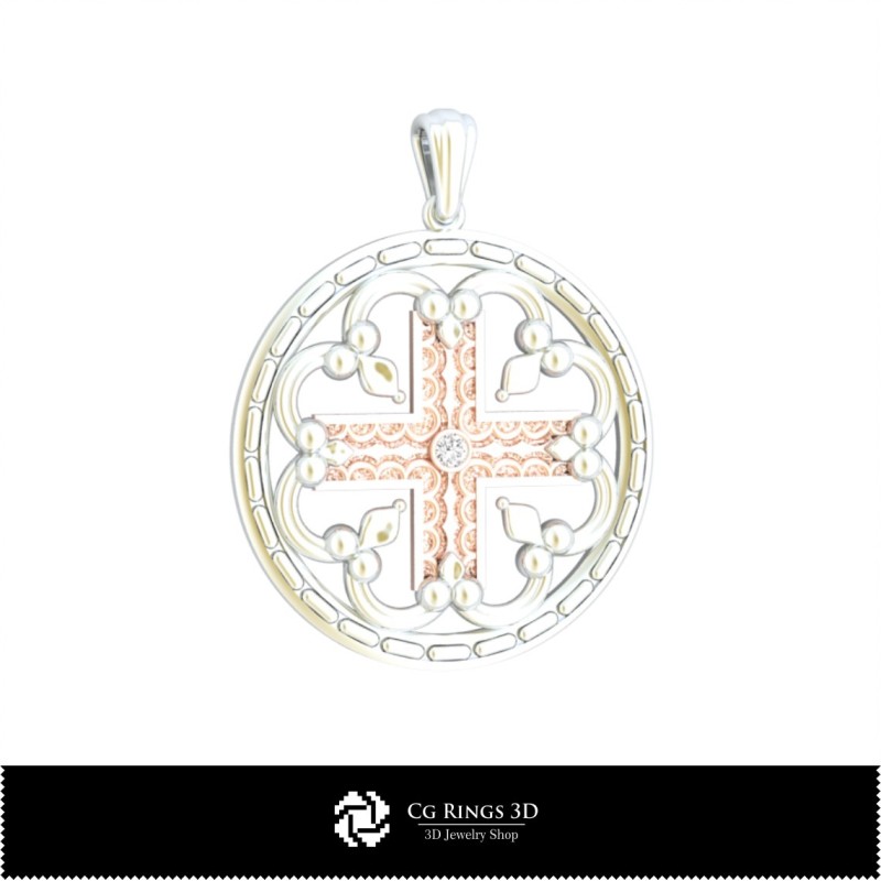 Ciondolo religioso 3D per la casa, Gioielleria CAD 3D, Ciondoli CAD 3D, Ciondoli religiosi 3D