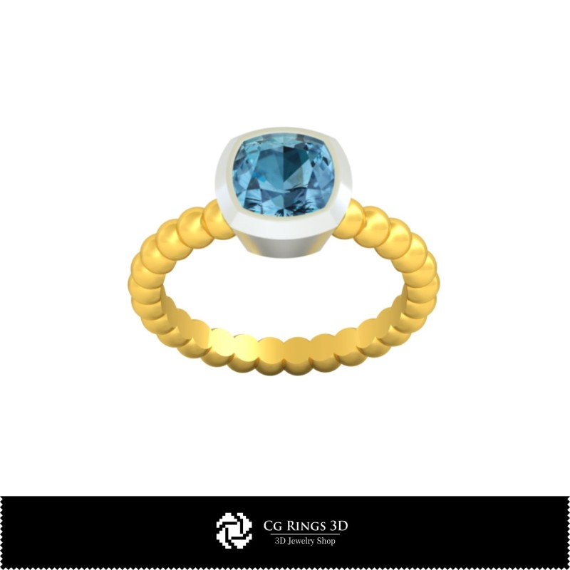 Colección CAD 3D de Anillos de Bolas para el Hogar, CAD 3D de Joyería, Colecciones de Joyería CAD 3D