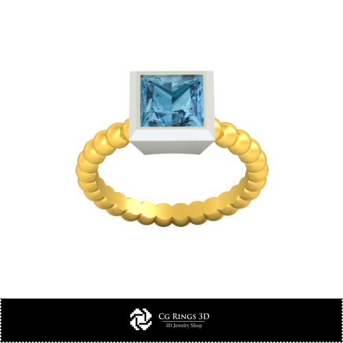Collezione 3D CAD Anelli con Sfere Casa, Gioielli 3D CAD, Collezioni di Gioielli 3D CAD