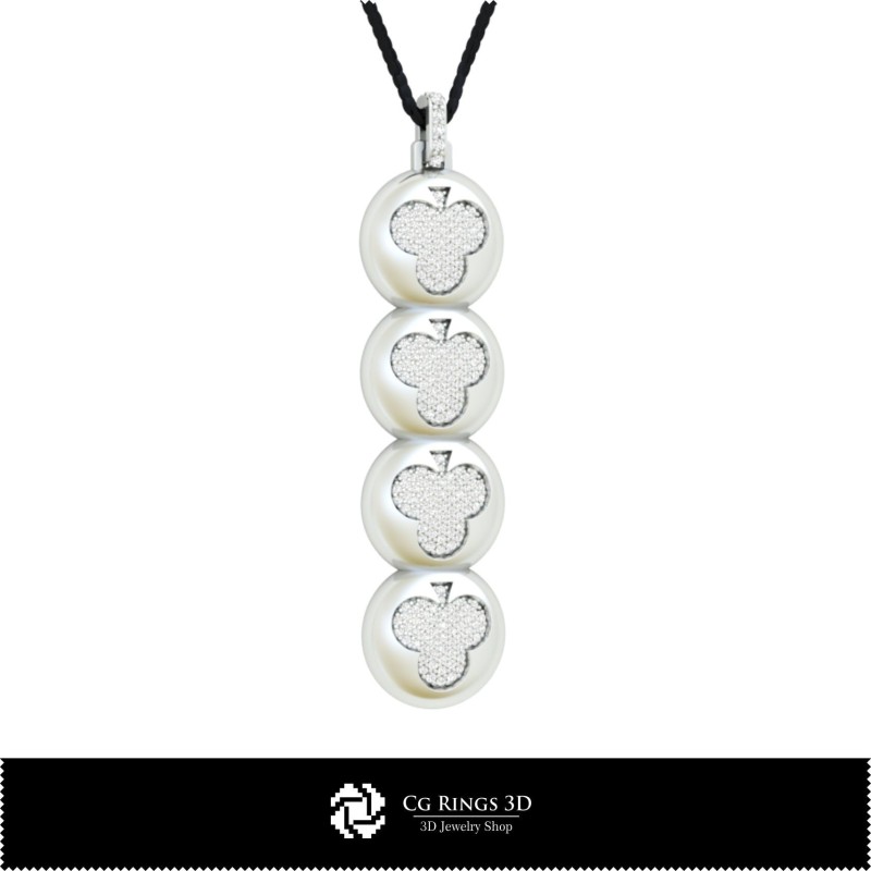 Pendentif 3D CAO avec cartes à jouer, Bijoux 3D CAO, Pendentifs 3D CAO, Pendentifs diamant 3D, Pendentifs boule 3D