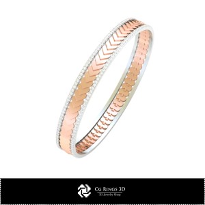 Bracciale 3D CAD con Carte da Gioco, Gioielli 3D CAD, Bracciali 3D CAD, Bracciali con Diamanti 3D, Bracciali 3D, Bracciale a 2