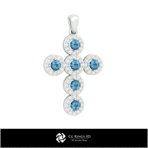 Bijuterii-Cruce CAD 3D Bijuterii CAD 3D, Medalii CAD 3D, Medalioane religioase CAD 3D 2