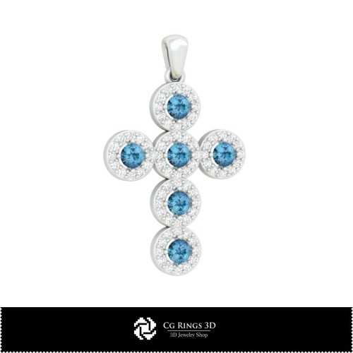 Bijuterii-Cruce CAD 3D Bijuterii CAD 3D, Medalii CAD 3D, Medalioane religioase CAD 3D