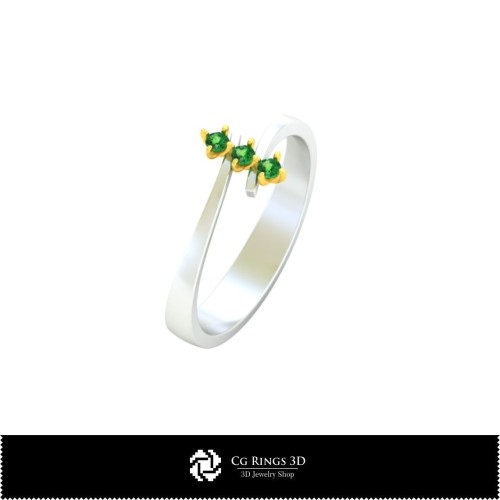Bijoux-Bague DAO 3D Bijoux DAO 3D, Bagues DAO 3D, Bagues en diamant DAO 3D