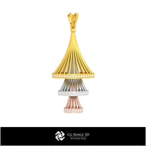 Pendentif Bijoux 3D-CAO Maison, Bijoux 3D-CAO, Pendentifs 3D-CAO, Pendentifs Diamant 3D