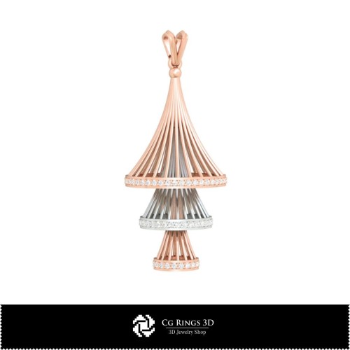 Anhänger 3D-Schmuck 3D-CAD Zuhause, Schmuck 3D-CAD, Anhänger 3D-CAD, 3D-Diamantanhänger