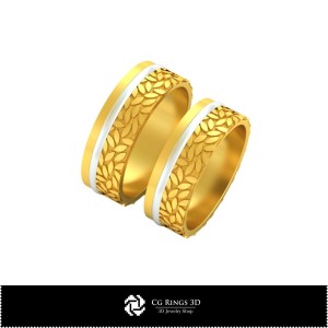 Alliances 3D CAO pour la maison, Bijoux 3D CAO, Bagues 3D CAO, Alliances 3D