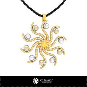 Pendentif 3D CAO avec perles Home, Bijoux 3D CAO, Pendentifs 3D CAO, Pendentifs perles 3D