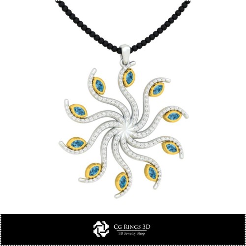 Bijoux-Pendentif CAO 3D Bijoux CAO 3D, Pendentifs CAO 3D, Pendentifs Diamant 3D, Pendentifs Floraux 3D