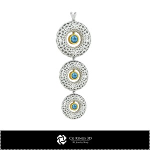 Jewelry-Pendant 3D CAD Jewelry 3D CAD, Pendants 3D CAD , Vintage Jewelry 3D CAD , 3D Diamond Pendants, 3D Retro Modern Jewelry 2