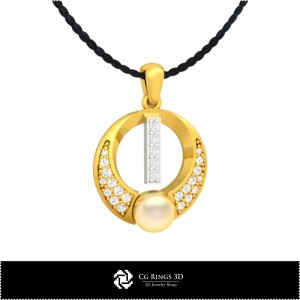 Pendentif perle 3D CAO avec lettre I Home, Bijoux 3D CAO, Pendentifs 3D CAO, Pendentifs lettre 3D, Pendentifs perle 3D 2