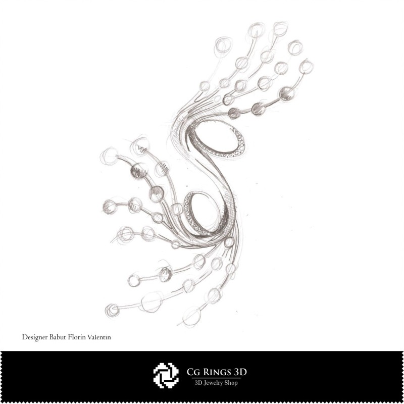 Brooch Sketch-Jewelry Design Jewelry Sketches
