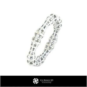 3D CAD Bamboo Ring Home, Jewelry 3D CAD, Rings 3D CAD , Eternity Bands 3D, Fashion Rings 3D 2