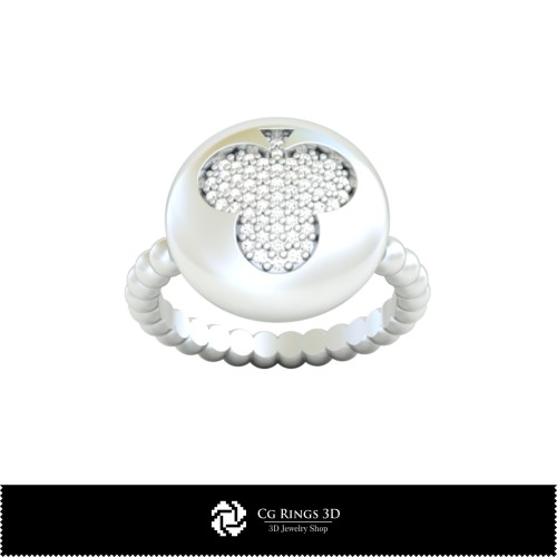 Collezione 3D CAD di Anelli con Carte da Gioco Home, Gioielleria 3D CAD, Collezioni di Gioielleria 3D CAD