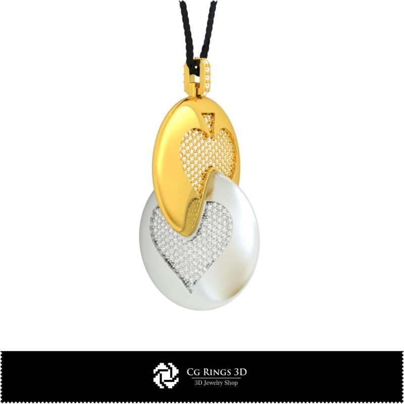Ciondolo 3D CAD con Carte da Gioco Home, Gioielli 3D CAD, Ciondoli 3D CAD, Ciondoli a Sfera 3D