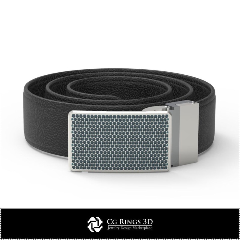 珠宝-皮带 3D CAD 主页, 珠宝 3D CAD, 3D CAD 皮带扣, 其他配件 3D CAD, 女士 3D 皮带扣