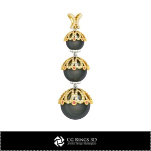 3D-CAD Perlenanhänger Home, Schmuck 3D-CAD, Anhänger 3D-CAD, 3D Diamantanhänger, 3D Perlenanhänger
