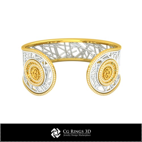 3D CAD 女士牡羊座手链 家居、珠宝 3D CAD、手链 3D CAD、3D 钻石手链、3D 手链、3D 手镯