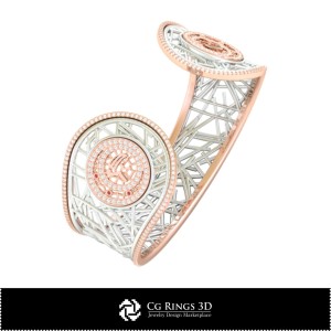 3D-CAD Damen Sternzeichen Jungfrau Armband Home, Schmuck 3D-CAD, Armbänder 3D-CAD, 3D Diamantarmbänder, 3D Armbänder, 3D 2