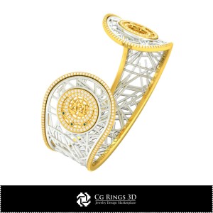 3D CAD 女士天秤座手链 家居, 珠宝 3D CAD, 手链 3D CAD, 3D 钻石手链, 3D 手链, 3D 宽手环
