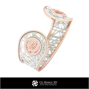 3D CAD Women's Scorpio Zodiac Bracelet Home, Jewelry 3D CAD, Bracelets 3D CAD , 3D Diamond Bracelets, 3D Bracelets, 3D Cuff Bra 2