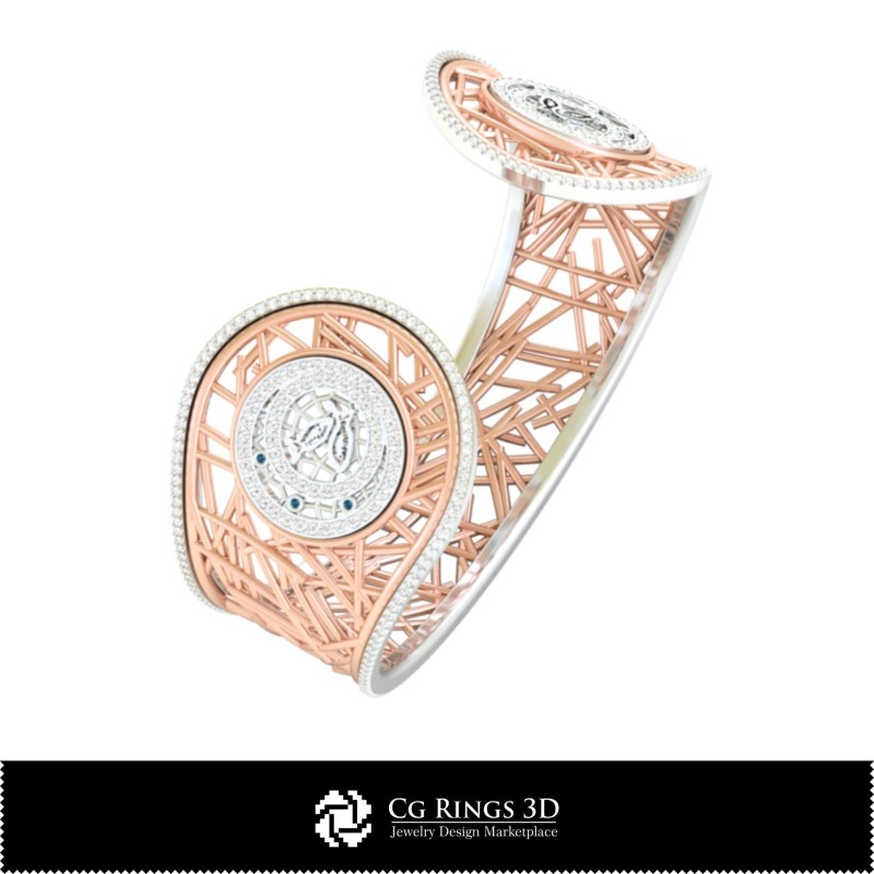 3D-CAD Damen Aquarius Sternzeichen-Armband Home, Schmuck 3D-CAD, Armbänder 3D-CAD, 3D-Diamant-Armbänder, 3D-Armbänder,