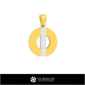Ciondolo 3D-Gioielli 3D CAD Casa, Gioielli 3D CAD, Ciondoli 3D CAD, Ciondoli con Diamanti 3D