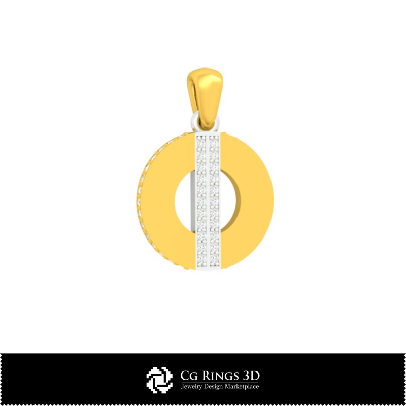 Colgante 3D-Joyas 3D CAD Hogar, Joyería 3D CAD, Colgantes 3D CAD, Colgantes de diamante 3D