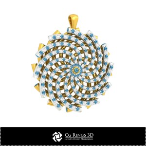 Bijoux-Pendentif CAO 3D, Bijoux CAO 3D, Pendentifs CAO 3D, Pendentifs Diamant 3D 2