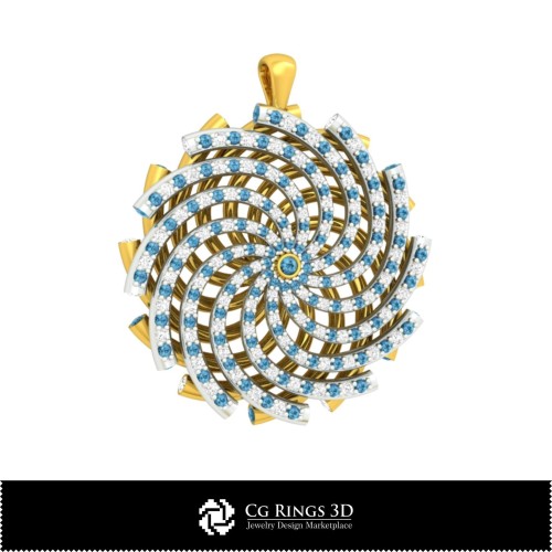 Gioielleria-Ciondolo CAD 3D Home, Gioielleria CAD 3D, Ciondoli CAD 3D, Ciondoli con Diamanti 3D