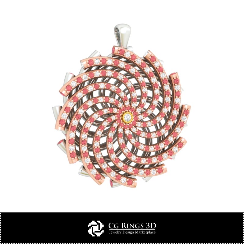 Schmuck-Anhänger 3D-CAD Home, Schmuck 3D-CAD, Anhänger 3D-CAD, 3D-Diamantanhänger
