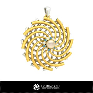 Pendentif Perle 3D CAO Maison, Bijoux 3D CAO, Pendentifs 3D CAO, Pendentifs Diamant 3D, Pendentifs Perle 3D