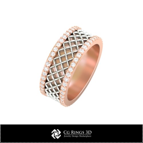 Bagues de mariage CAO 3D, Bijoux CAO 3D, Bagues CAO 3D, Alliances CAO 3D, Anneaux éternité CAO 3D