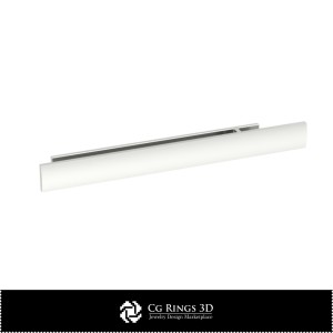 Barrette per cravatta 3D CAD Gioielli 3D CAD, Altri Accessori 3D CAD, Barrette per cravatta 3D CAD, Barrette classiche 3D, 2